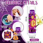 DMSKY 60 Pcs Halloween Lip Balm Bulk, Halloween Party Favors Halloween Treat Bags Gifts Goodie Bag Fillers Classroom Prizes Halloween Party Favors Supplies
