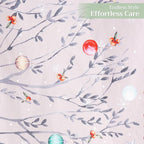 Maison d' Hermine Table Runner 100% Cotton Single Layer Table Runners 72 inches Long for Thanksgiving Christmas Decorations Home Kitchen Dining Party Wedding (Fairy Christmas, 14.5" x 72")