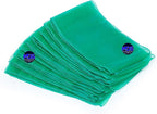 MDS Pack of 200 PCS Organza Chair Sashes Wider Dining Chair Bows Ribbon Tie Back for Wedding Party Birthday Bridal Shower Reception Event Banquet Home Chair Cover Decoration - Green