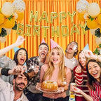 10 x 7 Feet Orange B Backdrop Curtain for Partie, Background Curtains for Photoshoot, Birthday, Wedding, Halloween, Thanksgiving, Christmas, New Year Party Decorations 5Ft x 7Ft, 2 Panels