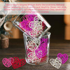 36pcs Valentine's Day Rattan Balls Heart Balls Decoration for Home Decoration Valentine's Day