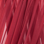 MLMC Red Wedding Arch Draping Fabric 1 Panel 29" x 20 FT Extra Long Gauze Drapes Sheer Backdrop Curtains 6.6 Yards Airy Outdoor Drapery Panels for Wedding Baby Shower Birthday Decor