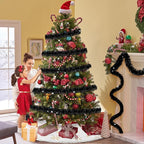 25 Feet Metallic Twist Tinsel Garland - Wall Hanging Backdrop for Parade Floats, Christmas Eve, New Year, Valentine's Day Parties (Black, 4in x 25ft)