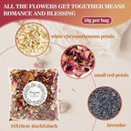 Sukh 8Packs Dried Flower Petals - Biodegradable Wedding Confetti,Natural Real Dried Flower Rose Petal Wedding Confetti for DIY Spa Bath Salts,Soap Making,Candle,Resin Jewelry Crafts,Party Decoration
