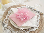 HUIHUANG Pink Gift Bows Self-Adhesive Curly Ribbon Bow 5 inch x 8 Counts Light Pink Bow for Gift Wrapping, Presents, Paper Bag, Baby Shower Favors, Wrapping Accessories, Party Decor