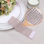 Pink Napkin Rings for Wedding Set of 150pcs,Rhinestone Diamond Crystal Napkin Rings Bulk for Wedding Reception, Dinner, Place Settings, Holiday Parties or DIY Decoration (150,Light Pink)