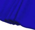 MDS Pack of 10 Spandex Chair Sashes Bows Elastic Stretch Dining Chair Bands Ties Without Slider Buckle Universal fits for Wedding Baby Shower Birthday Party Banquet Event Decoration - Royal Blue