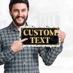 Custom Sign, Custom Street Sign, 11 Font Colors, 13 Font Styles, 4 Hole Options, 22 Sizes, 6x12 Inches, Rust Free DiBound, Fade Resistant, Made in USA by My Sign Center (Marble Tile)