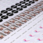 Custom Stickers - Personalized Labels, Customized Stickers with Any Design Image Logo Text, 100 Labels (Flower, 4"x4")