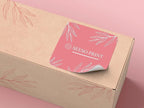 300 pcs Premium Custom Stickers Uncoated Paper 2 inch Square - Personalized Stickers for Businesses with Logo and Name