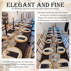 12 Pack 60 x 102 Inch Rectangle Tablecloth, Black Rectangle Tablecloth Polyester for 6 Feet Rectangle Tables, Washable Fabric Table Cloth for Wedding Dining Table Buffet Parties Camping