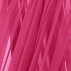 MLMC Hot Pink Wedding Arch Draping Fabric 2 Panels 29" x 20 FT Extra Long Gauze Drapes Sheer Backdrop Curtains 6.6 Yards Outdoor Drapery Panels for Wedding Ceremony Party Ceiling Decoration