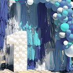 PartyWoo Crepe Paper Streamers 4 Rolls 328ft, Pack of Crepe Paper Navy Streamers Party Decorations, Crepe Paper for Birthday Decorations, Party Decorations, Wedding Decorations (1.8 in x 82 Ft/Roll)