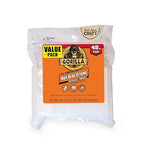 Gorilla Hot Glue Sticks, Clear Glue, Full Size 4" Long x 0.43" Diameter, 45 Count (Pack of 1) - Safe for All Temperatures with Extended Working Time