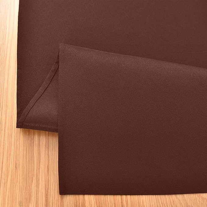 Farmhouse Chocolate Table Runner Dining Table Runners 72 Inches Long Coffee Table Runner for Dresser Living Room Bedroom Holiday Party Banquet 12X72 Inch