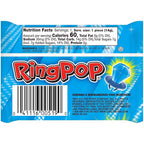 Ring Pop Individually Wrapped Blue Halloween Candy, 30 Ct Bulk Lollipop Pack, Raspberry Flavored Lollipop Suckers for Kids, Fun Candy Bulk for Trick or Treat, Halloween Bowls, Gifts, Party Favors