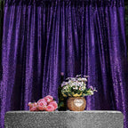 JYFLZQ Purple Sequin Backdrop Curtains 6ft x 8ft 1 Panel Glitter Photo Booth Backdrops Sparkly Photography Background Drapes for Parties Wedding Bridal Showers