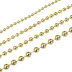 8mm Crafts Faux Pearl Beads Garland Pearl Bead Roll Strand of Pearls to Decorate Floral Centerpieces Wedding Party Favor Christmas Tree(33 Feet Gold)