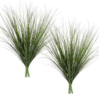12PCS Fake Plants Artificial Wheat Grass Greenery Plastic Plants Fake Grass Artificial Plants for Outdoor Decor Artificial Grass Plant with Greenery Stems for Indoor Home Decoration 26.4"