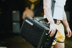 SOUNDBOKS Go - Portable Bluetooth Speaker - USB-C Charging Battery - Compact Performance Speaker for On The Go - Splash and Shockproof - 40 Hours Battery Life - 121 dB (Black)