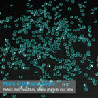 PATIKIL 10000 Pcs Wedding Table Scatter Confetti Crystals 4.5mm Acrylic Diamonds Vase Fillers Gems for Table Centerpiece Decorations Party Vase Beads, Blue Green