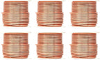 Mandala Crafts 12 Gauge Anodized Aluminum Craft Wire for Jewelry Making - 276 FT Colored Flexible Rose Gold Combo Wire - Bendable for Bonsai Armature Crafting Sculpting