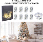 ZGWJ 8 Pack Fairy Lights Battery Operated, 7ft 20 Mini LED Fairy String Lights Silver Wire 3 Modes for DIY, Parties, Wedding, Bedroom, Halloween Christmas Decoration Silver White