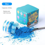 Jelife Blue Edible Luster Dust - 5 Grams Food Grade Cake Dust Shimmer Powdered, Edible Metallic Powder Food Coloring for Cake Decorating, Chocolates, Fondant, Drinks, Painting & More, Vegan