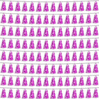 Hysilla Fuchsia Foil Fringe Metallic Tassel Streamers Banner Tassel Garland for Parade Floats, Bachelorette, Wedding, Birthday, Halloween, Christmas, Bridal/Baby Shower Party Decorations