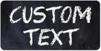 Custom Sign, Custom Street Sign, 11 Font Colors, 13 Font Styles, 4 Hole Options, 22 Sizes, 9x18 Inches, Rust Free DiBound, Fade Resistant, Made in USA by My Sign Center (Chalkboard Black)