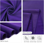 8 Pack Purple Tablecloth 60 x 102 Inch Rectangular Tablecloths for 6 Foot Rectangle Tables, Wrinkle Resistant Purple Table Cloth Washable Polyester Fabric Table Covers for Buffet Wedding Party Banquet