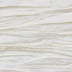 YOUR CHAIR COVERS - 60 x 102 inch Rectangular Crinkle Taffeta Tablecloth - Ivory, Rectangle Table Linens for 6 ft Rectangular Tables, Wedding Crushed Table Cloth