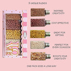 Confect Sprinkle Mix – Edible Gold, Bronze & White Sugar Pearls with Copper Sparkling Sugar –Great Gatsby Disco Ball- Elegant Cake, Cupcake & Cookie Decorating Sprinkles –Vegan, Gluten-Free, Nut-Free, Soy-Free, Dairy-Free, Palm Oil-Free, Dye Free- 5 Oz