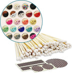 2" Choose Your Colors Safety Matches | Set of 100+ Bulk Artisan Matchsticks with Striker Stickers by Thankful Greetings | Select a Color - 100+ Matches | Custom for Your Home Decor, Gifts, & Events