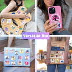 200PCS Gymnastics Stickers for Girls, Motivational Gymnastics Vinyl Stickers for Laptops Water Bottles Notebooks Goodie Bags Party Favors Team Rewards