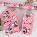 Aimyoo Gothic Wrapping Paper Roll, 17 Inch X 33 Feet Skull Floral Butterfly Design Gift Wrap Paper for Mother's Day, Birthday Bridal Shower