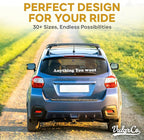 VulgrCo Custom Windshield Sticker, Create Your Own Custom Vinyl Decals for Cars, Long-Lasting Front Windshield Decals for Trucks, Fade Resistant & Weatherproof Windshield Stickers