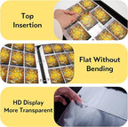 9 Pocket Card Binder for MTG/YGO/PTCG/Game Cards, Holds 900 Cards,Premium Card Collector Book for TCG Players,Toys Gifts for Kids(Yellow)