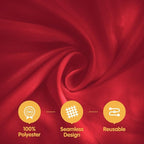 BRILLMAX 8 Pack Burgundy Tablecloths for 8 Foot Rectangle Tables 60 x 126 Inch - 8ft Rectangular Bulk Linen Polyester Fabric Washable Cloth Cover for Wedding Reception Banquet Birthday Party