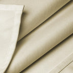 Lann's Linens - 10 Premium 90" x 156" Tablecloths for Wedding/Banquet/Restaurant - Rectangular Polyester Fabric Table Cloths - Beige