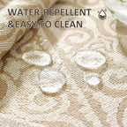 Placemats Set of 4,Waterproof Placemat with Tassel Fringe,Boho Placemats for Coffee Table Western Restaurant