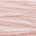 YOUR CHAIR COVERS - 60 x 102 inch Rectangular Crinkle Taffeta Tablecloth - Blush, Rectangle Table Linens for 6 ft Rectangular Tables, Wedding Crushed Table Cloth