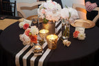 6 Pack Round Tablecloths - 90 Inch, Black Polyester Table Cover for Round Table, Stain and Wrinkle Resistant Washable Fabric Tablecloth, Polyester Tablecloth for Wedding Banquet Parties