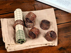 Twisted Wire Mesh Napkin Rings Holders Set of 12 - Heavy Duty Metal Napkin Rings for Décor, Dinner, Party, Wedding, Christmas, Gathering, Everyday Use, Gifting (Bronze) - CLEENTABLE