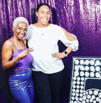 ShinyBeauty Purple Sequin Backdrop-Curtain 4FTx8FT, Photography & Photo Booth Background, Christmas Backdrop