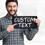 Custom Sign, Custom Street Sign, 11 Font Colors, 13 Font Styles, 4 Hole Options, 22 Sizes, 6x12 Inches, Rust Free DiBound, Fade Resistant, Made in USA by My Sign Center (Chalkboard Black)