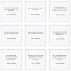 Five Star Napkins Hemingway Quotes, White Cotton Cocktail Napkins, Beverage Napkins, Bar Napkins, Cloth Napkins, Party Napkins, Events, Holidays, Weddings, Birthdays, Disposable, 4.5" x 4.5"- (50x)