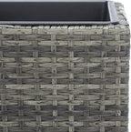 SAFAVIEH Outdoor Collection Rita Grey/Brown Woven Rectangular Flower Rack