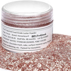 HomeHere Edible Luster Dust Food-Grade Glimmer Powder Glitter for Cake Decorating 7g, Disco Diamond Dust, Edible Sprinkle Glitter for Cocktails Drinks Baking Candy Dessert Chocolate Vegan Tasteless