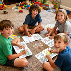 ZMLM 24 Activity Books Party Favors for Kids - Bulk 24 Colored Pencils Mini Coloring Books for Kids 4-8 8-12 Birthday Goodie Bags Stuffers Return Gifts Classroom School Game Prizes Travel(Classic)